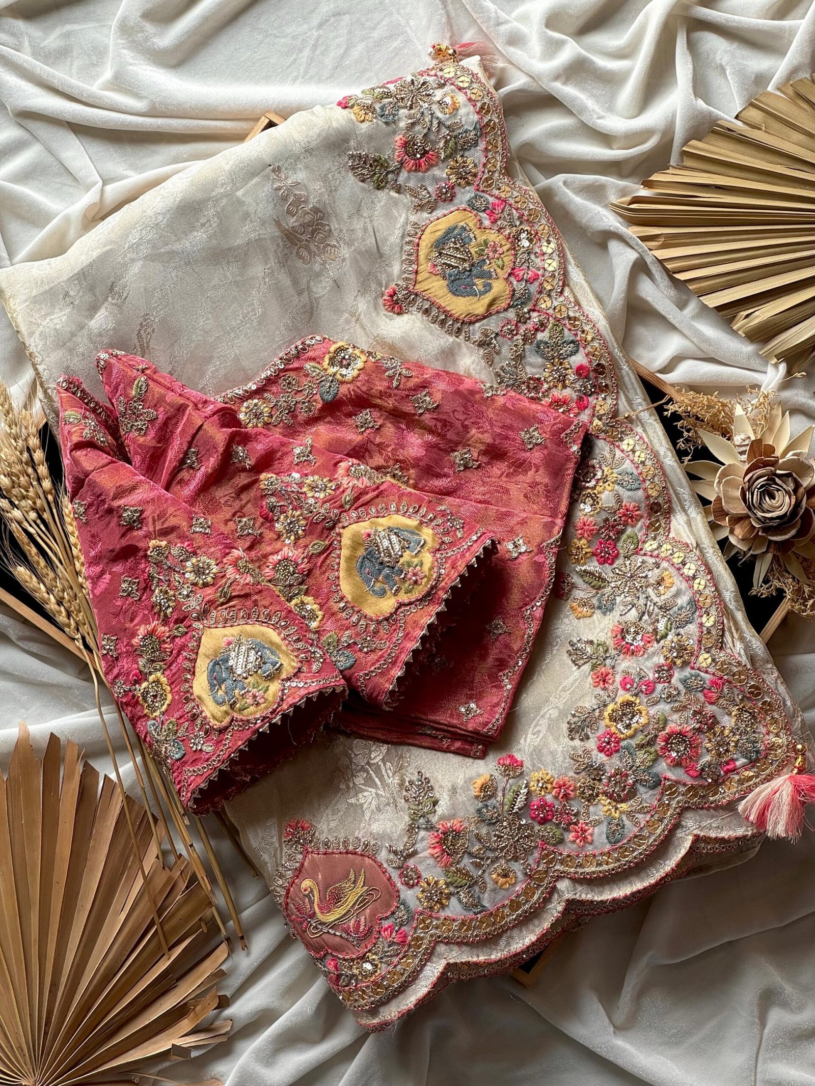 Rajshahisaree Designer Stitched blouse