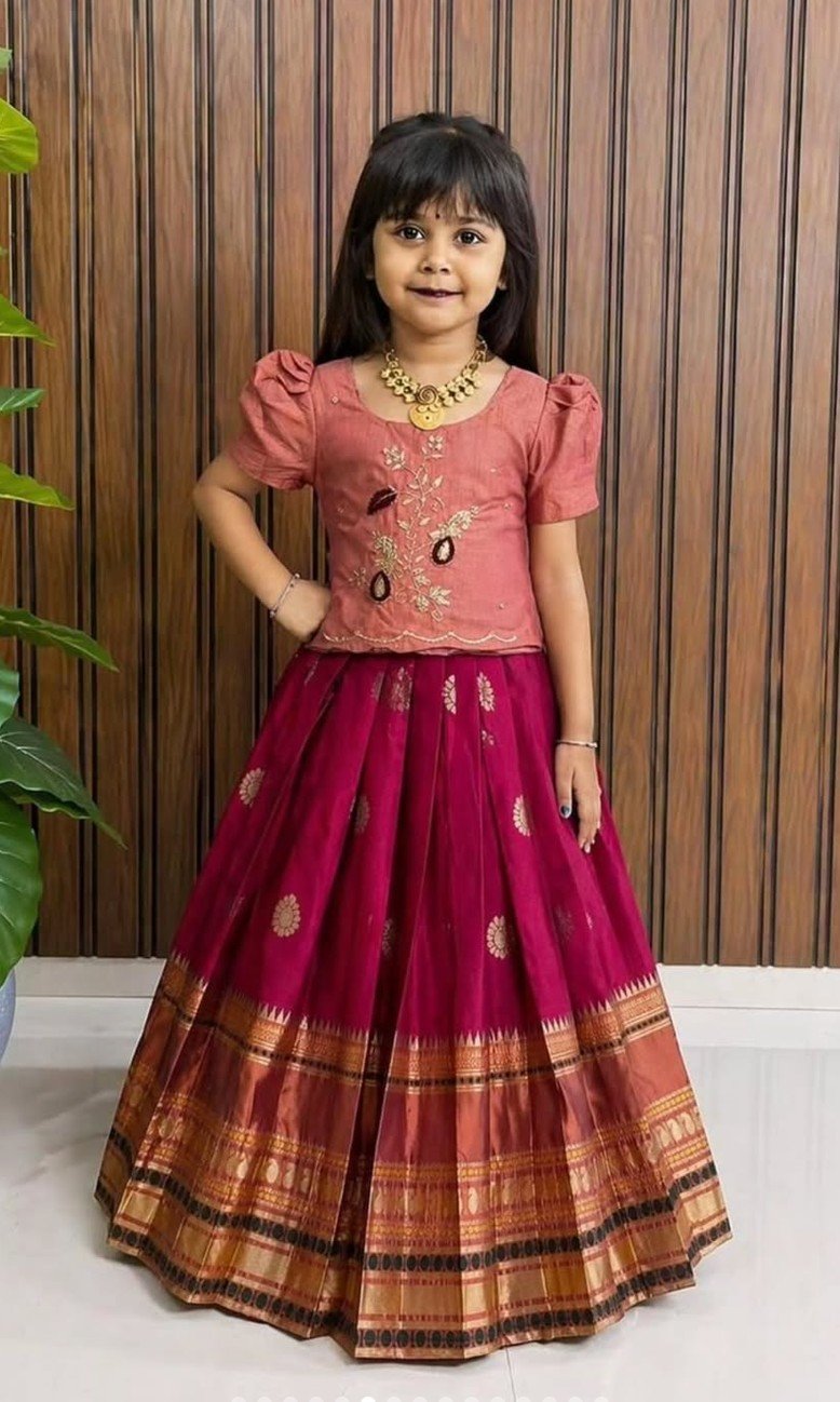 Kids Traditional Lehanga - Image 11