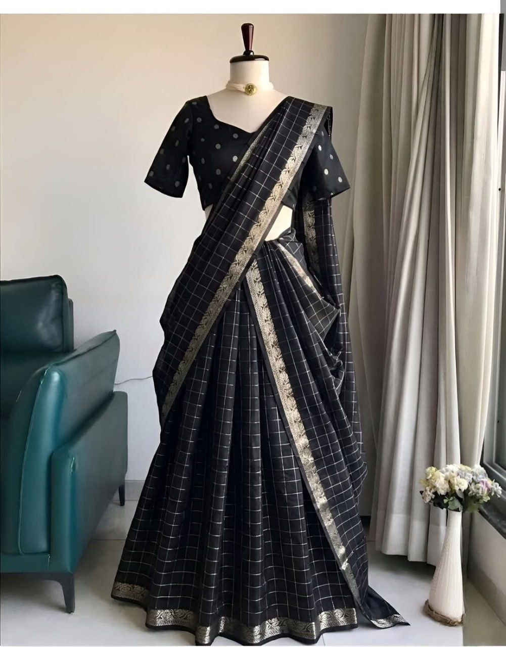 Trending Viscose fully stitched leghanga - Image 6