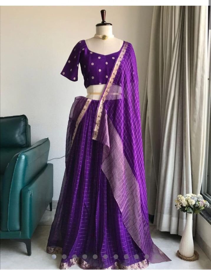 Trending Viscose fully stitched leghanga