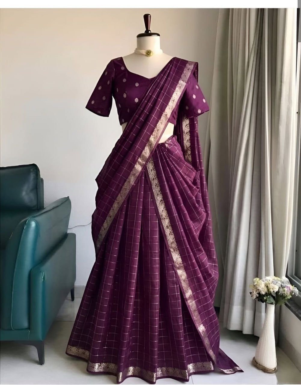 Trending Viscose fully stitched leghanga - Image 2