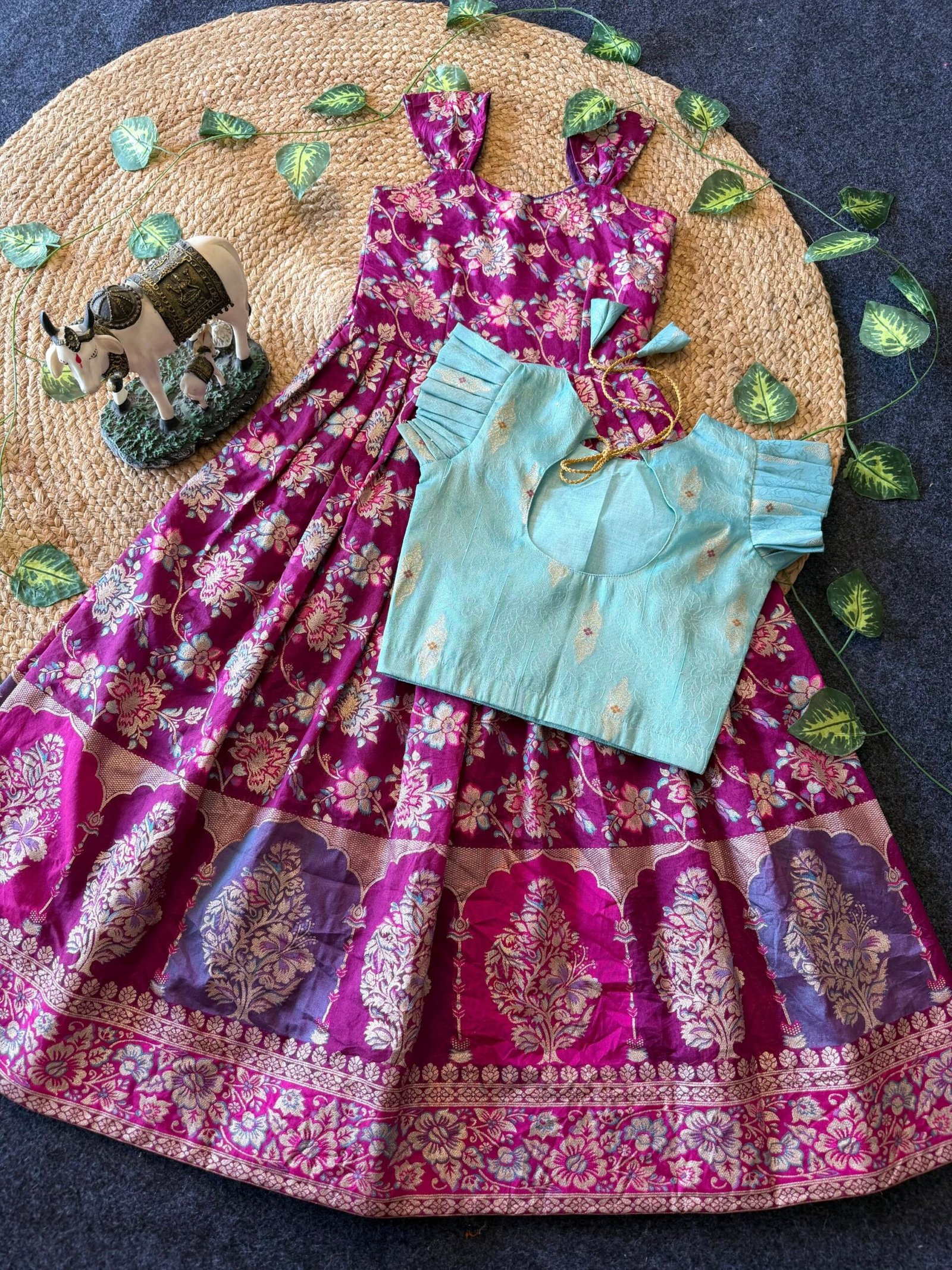 Luxurious Dola Silk Gown - Image 10