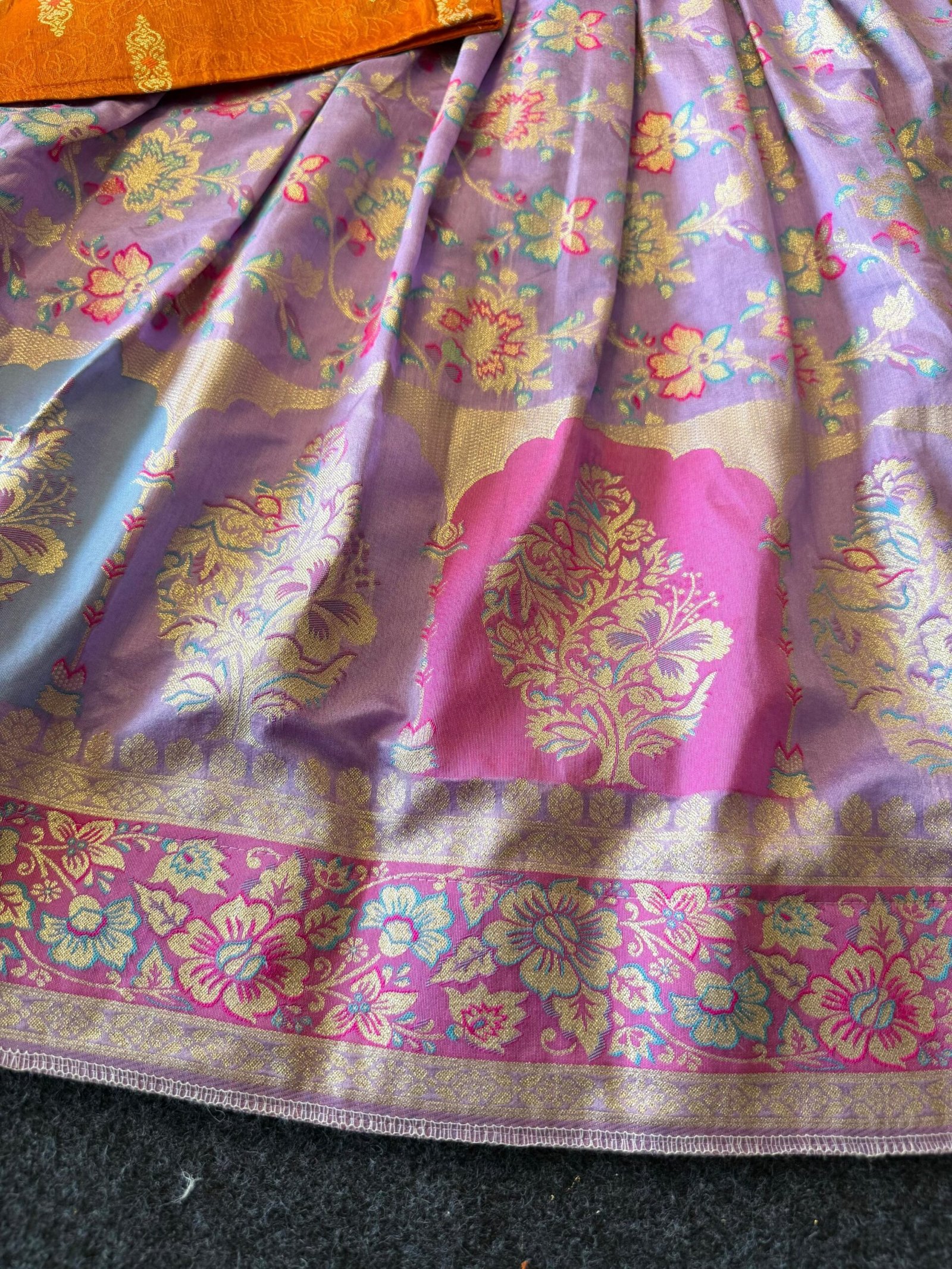 Luxurious Dola Silk Gown - Image 11