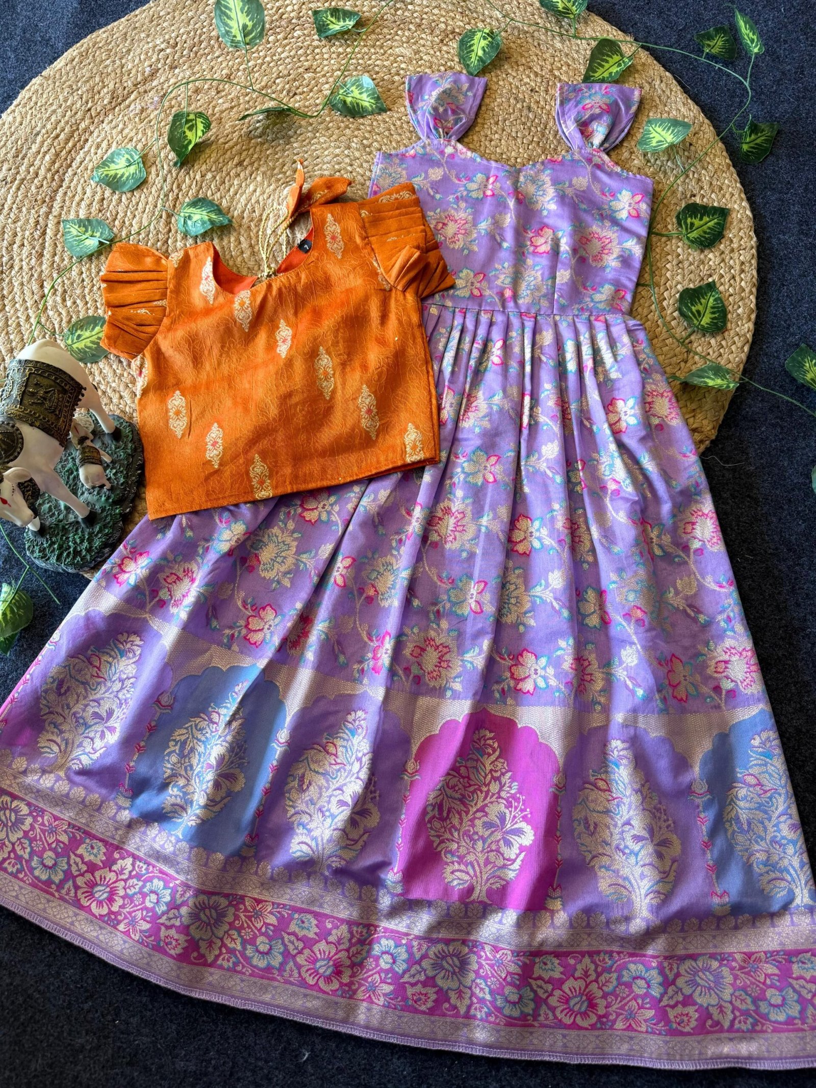 Luxurious Dola Silk Gown - Image 3