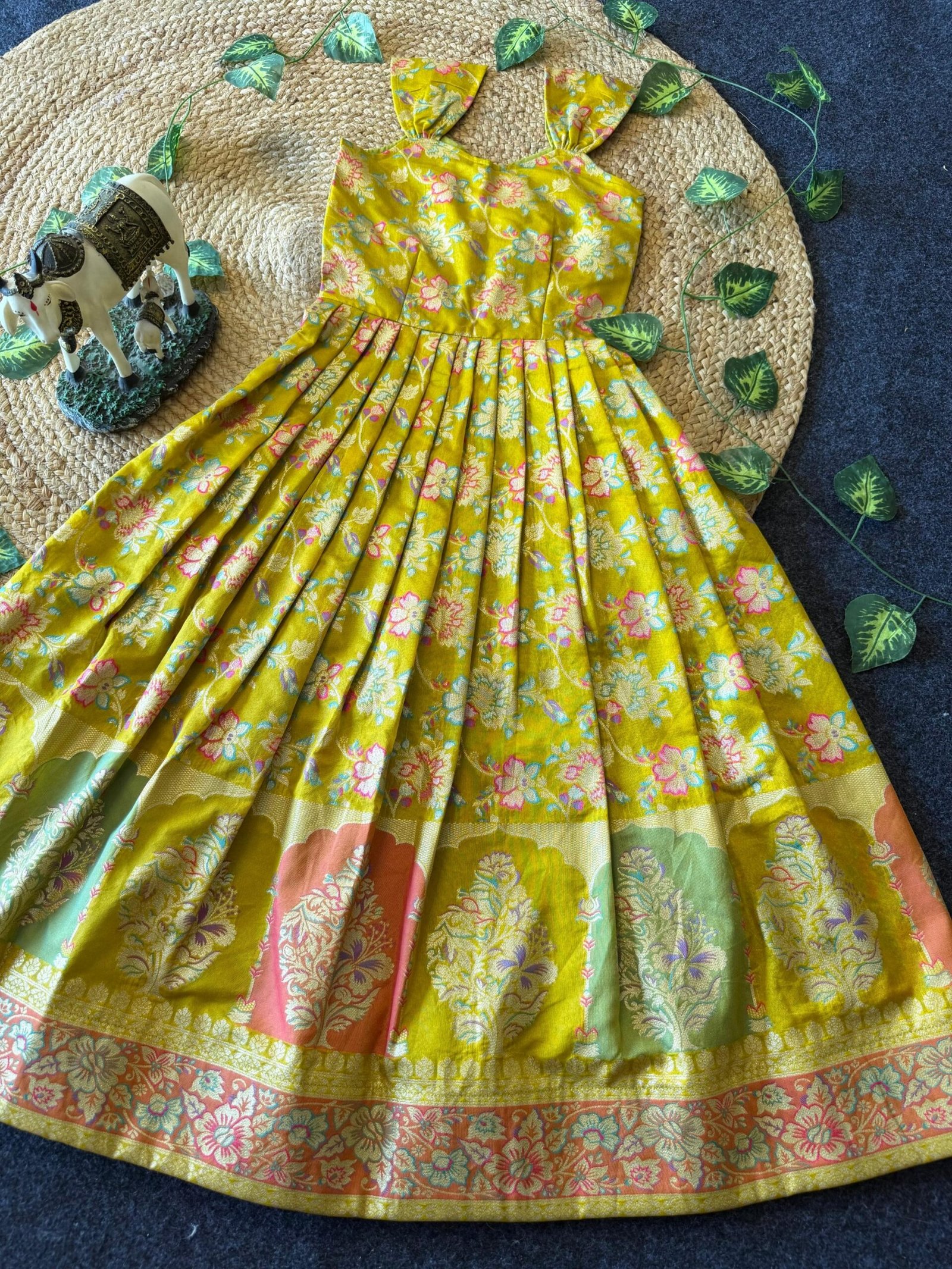 Luxurious Dola Silk Gown - Image 8
