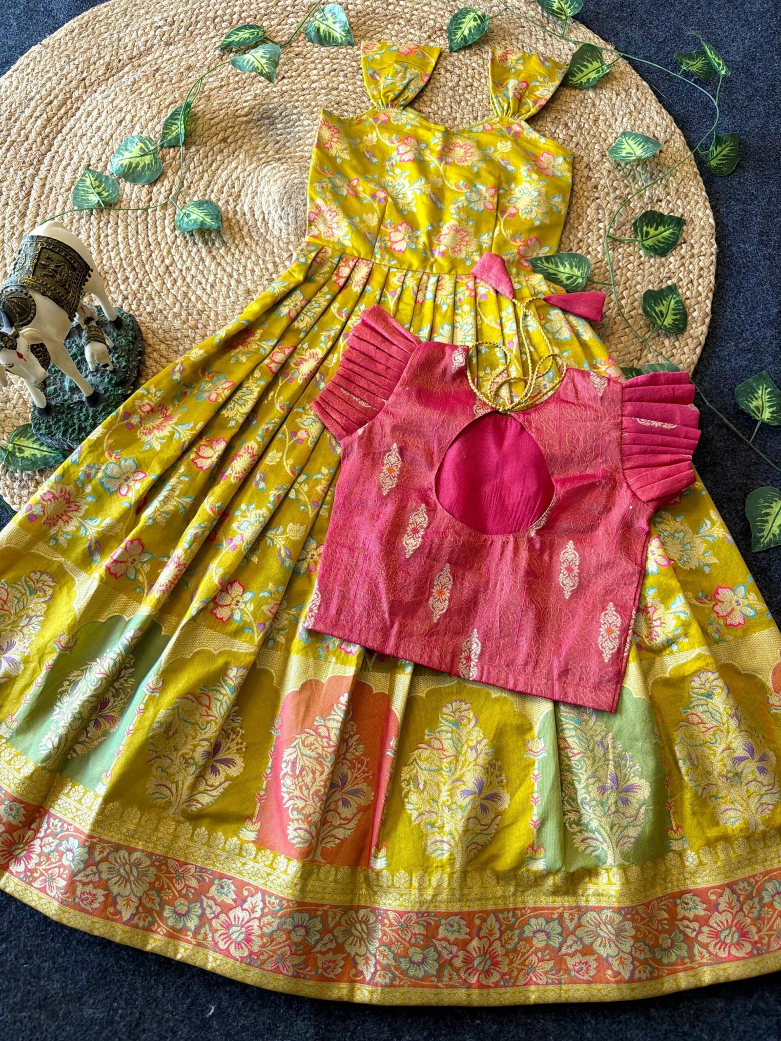 Luxurious Dola Silk Gown - Image 2