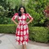 Anisha Red Frock