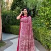 Anisha Ajrakh Crepe Silk Sarees