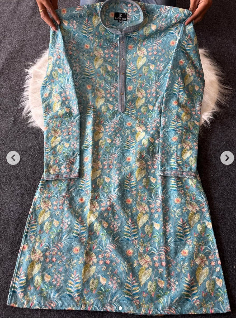 Trending Men's Kurtha Set - Image 4