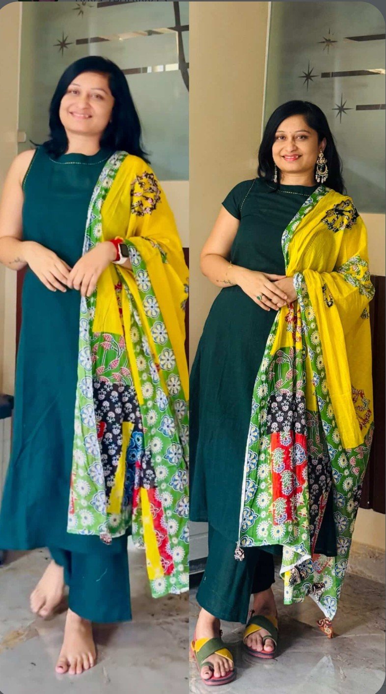 Green&Yellow Beautiful 3pc set - Image 5