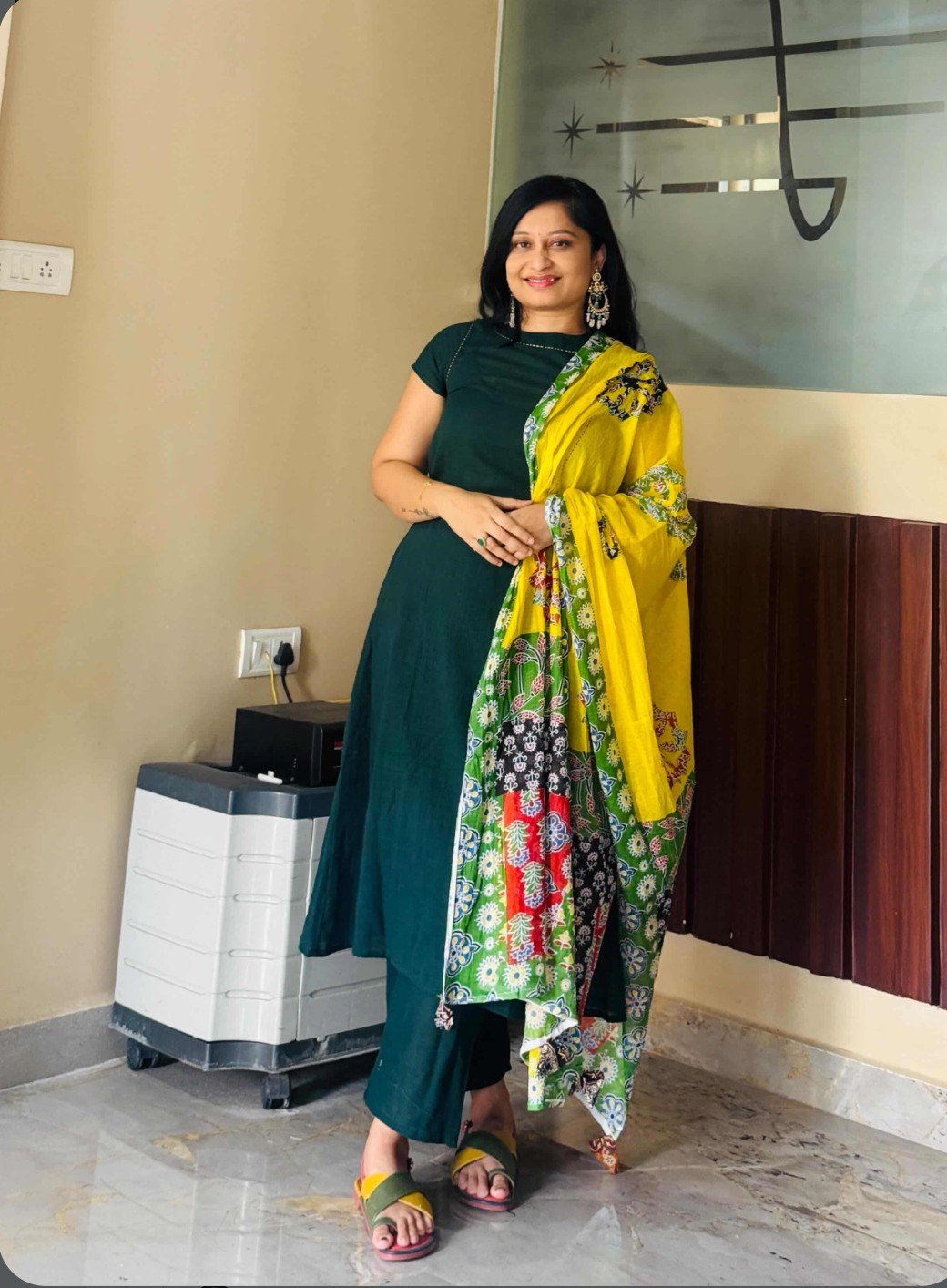 Green&Yellow Beautiful 3pc set - Image 4