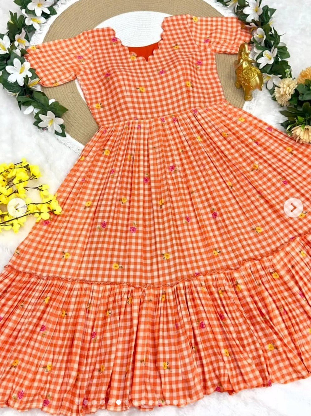 Mul-Chanderi Frocks - Image 3