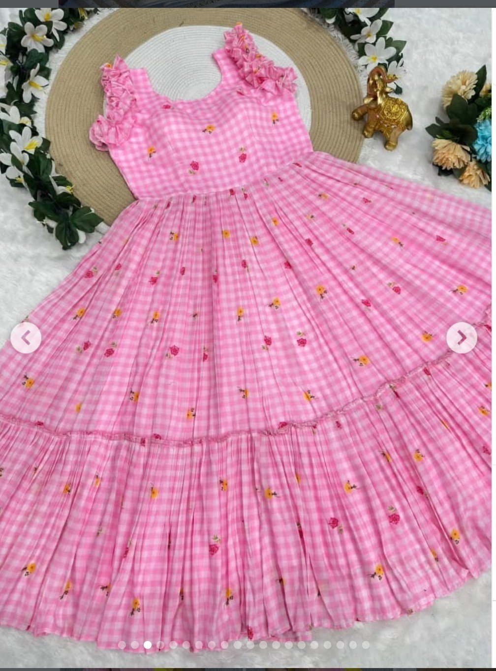 Mul-Chanderi Frocks - Image 4