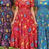 Kalamkari Mul-Mul Midi Frock
