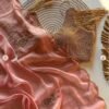 Peach Gold Mine Pearl Stitched Blouse