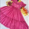 Soft Kota Checks Gown