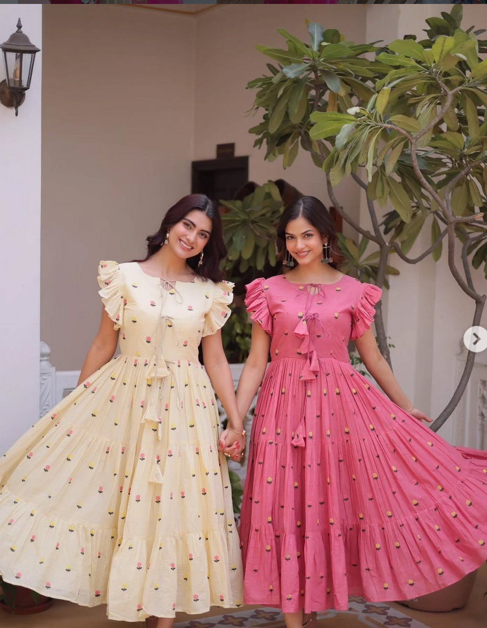 Cotton Embroidery Frock