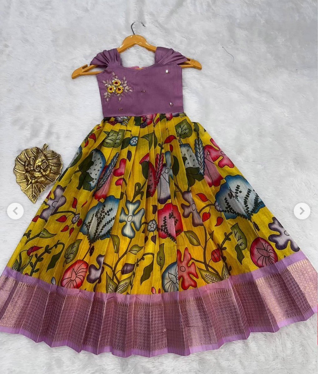Kids Embroidery Frock - Image 2