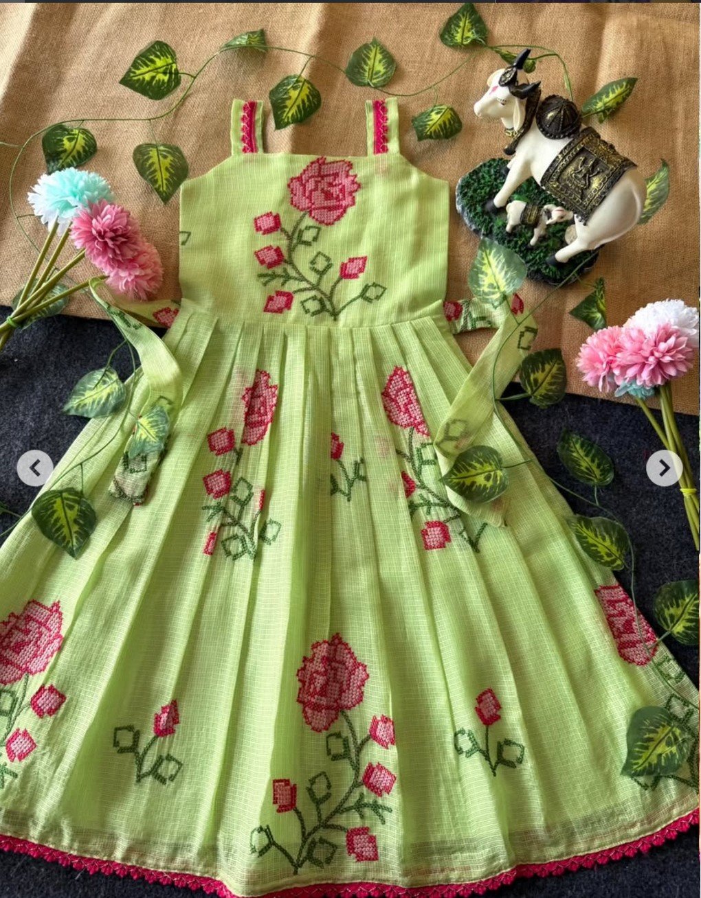 Kids Summer Kota Gowns - Image 3