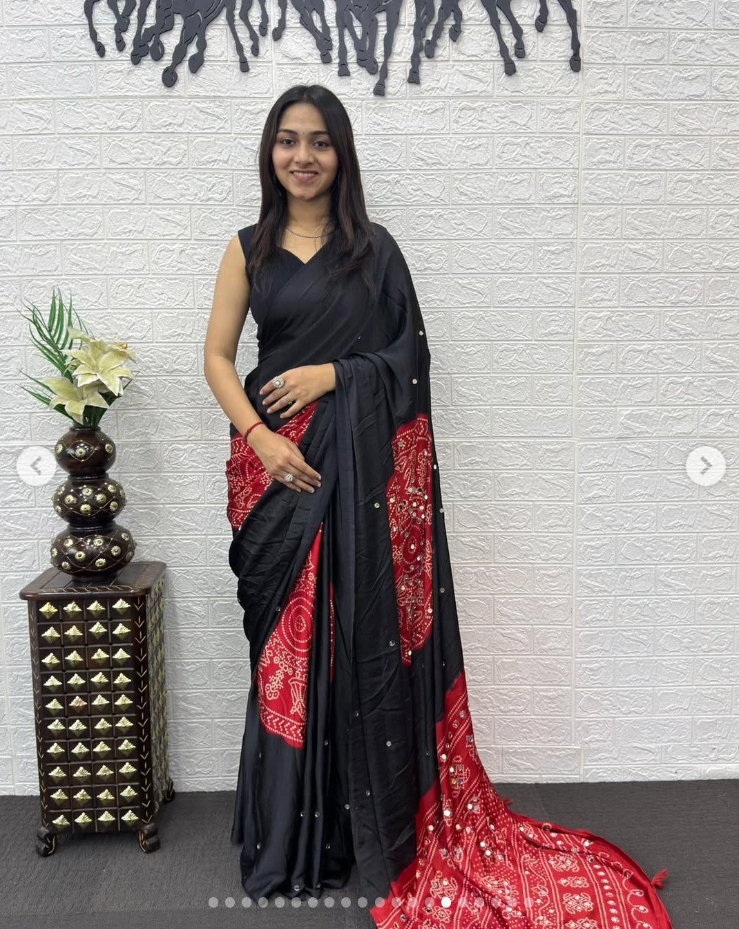 Semi Gajji Silk Soft and Smooth Saree - Image 6