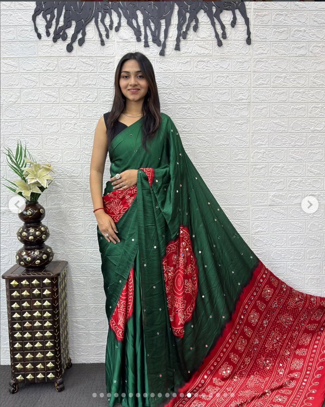 Semi Gajji Silk Soft and Smooth Saree - Image 7