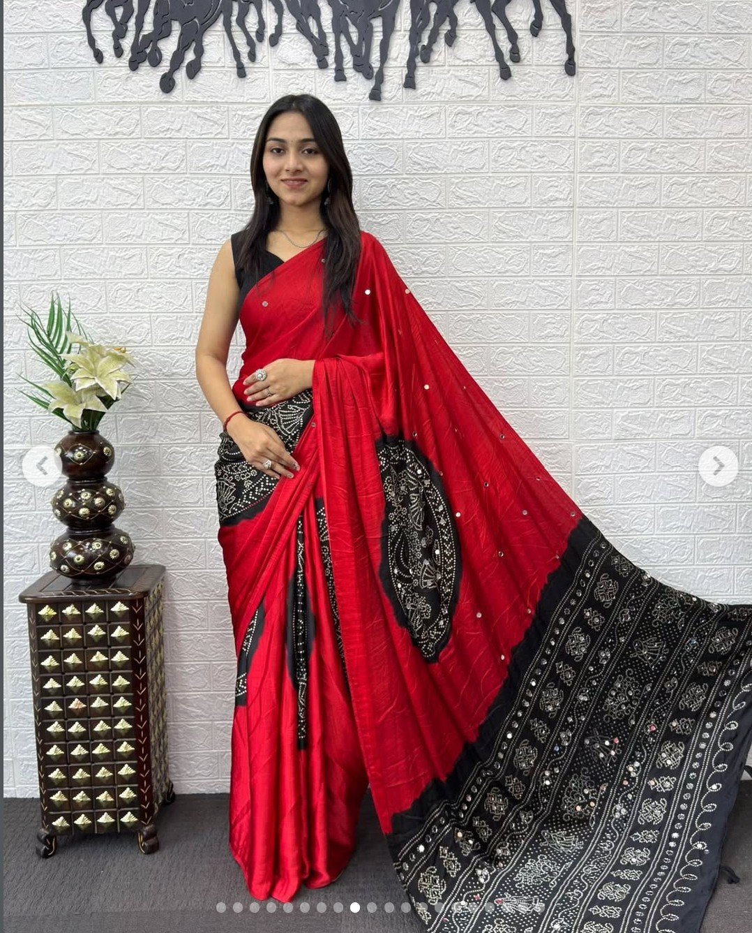 Semi Gajji Silk Soft and Smooth Saree - Image 10