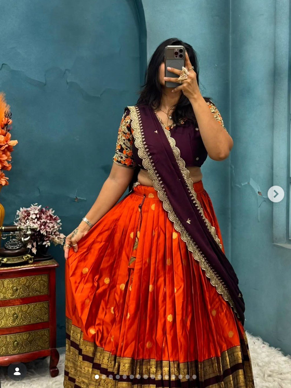 Kanjivaram Silk Fully Stiched Lehenga