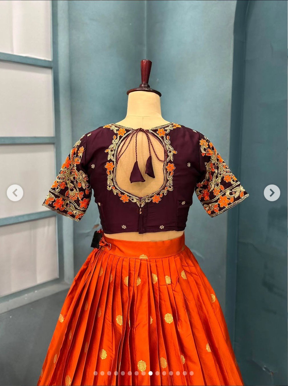 Kanjivaram Silk Fully Stiched Lehenga - Image 4
