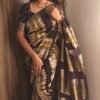 Rich Crepe Khadi Tissue Paithani Silk Saree
