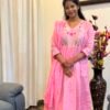 Pink Pure Cotton Embroidery 3Pc Set