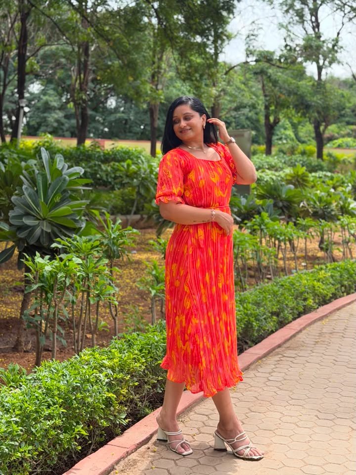 Orange Crush Muskan Maxi