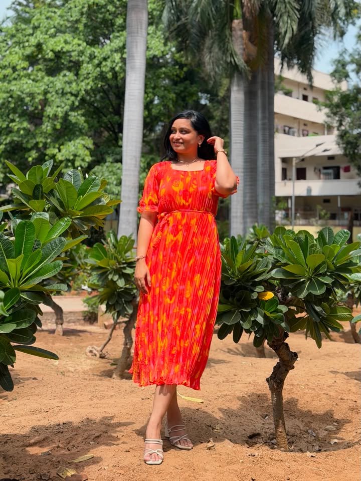 Orange Crush Muskan Maxi - Image 3
