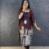 Kalamkari khalahasti kota chex kurti with kalamkari dupatta