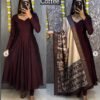 Blooming vichithra silk Anarkali Kurtha & Duppatta