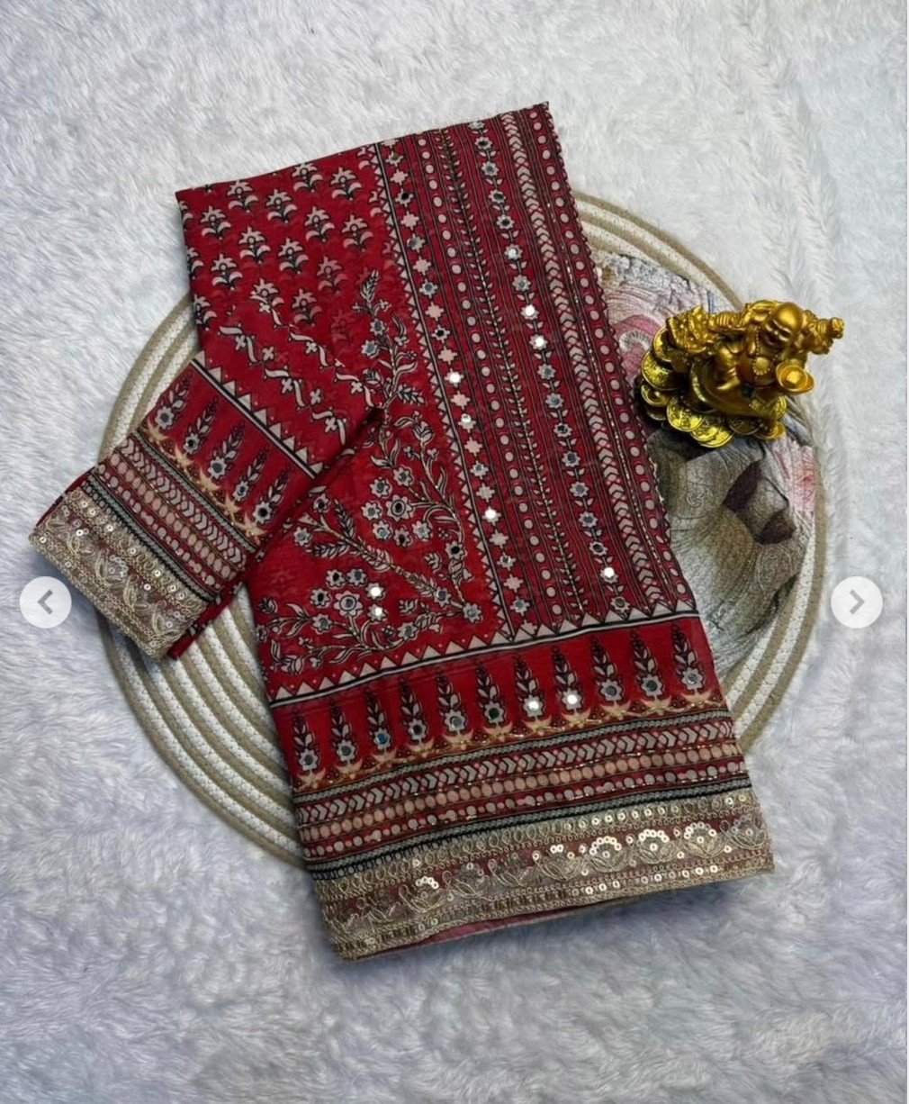 Kareena Kapoor Lace Silk Saree - Image 4