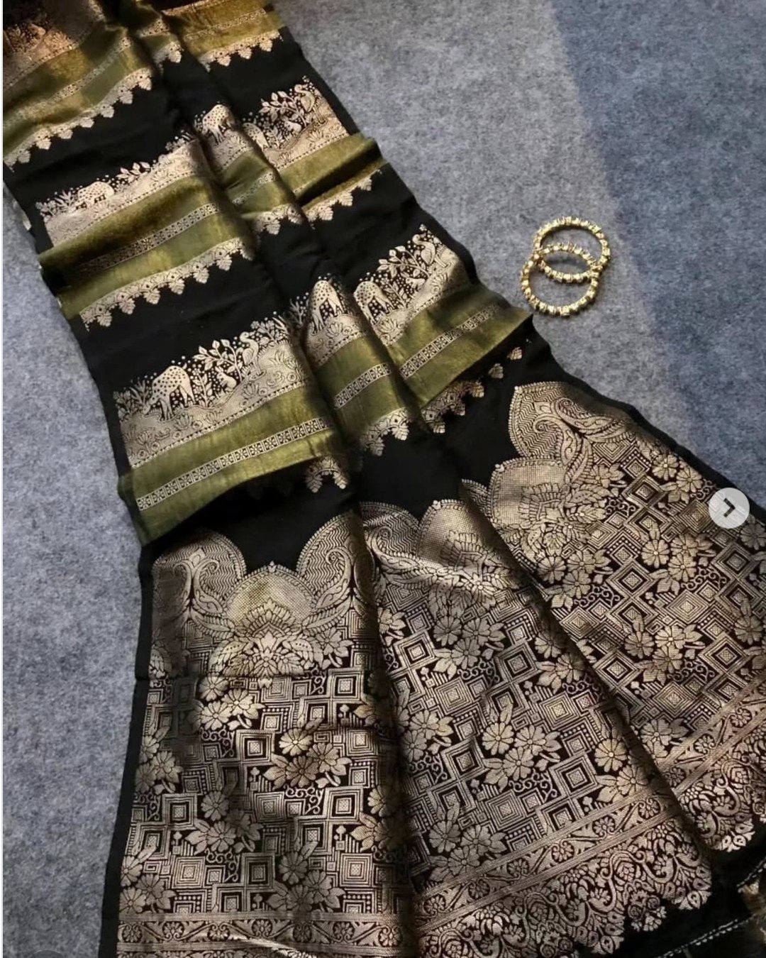 Rich Crepe Khadi Tissue Paithani Silk Saree - Image 13