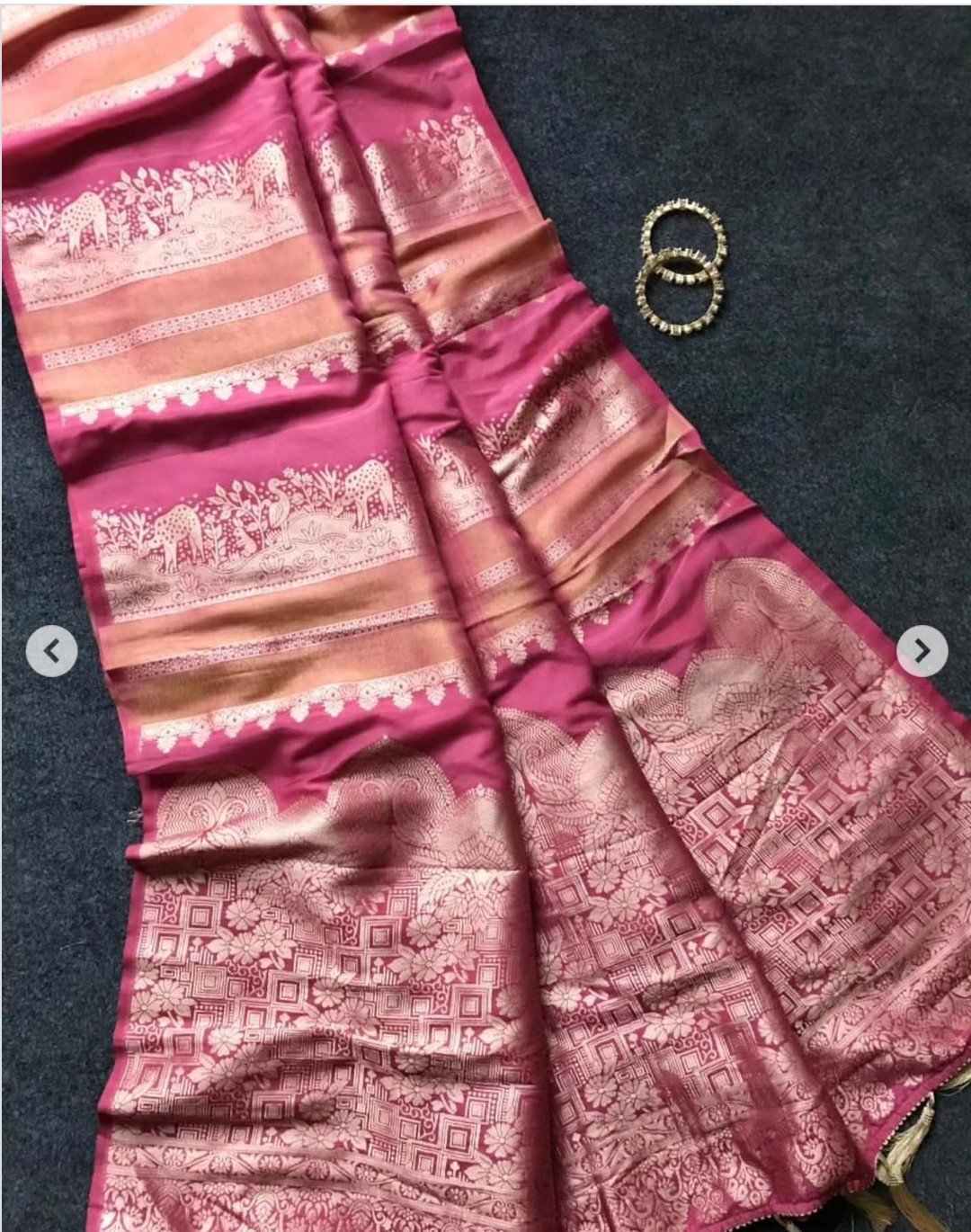 Rich Crepe Khadi Tissue Paithani Silk Saree - Image 18