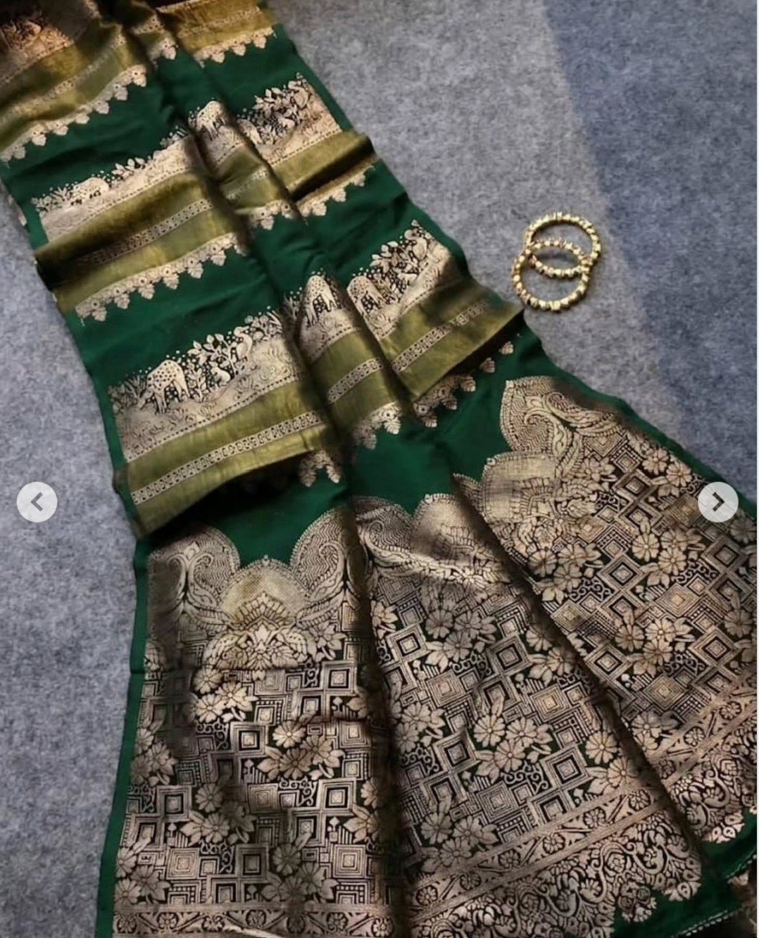 Rich Crepe Khadi Tissue Paithani Silk Saree - Image 20