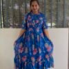 Blue Floral Maxi