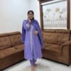 Alekhya Lavender Anarkali 3PC Set