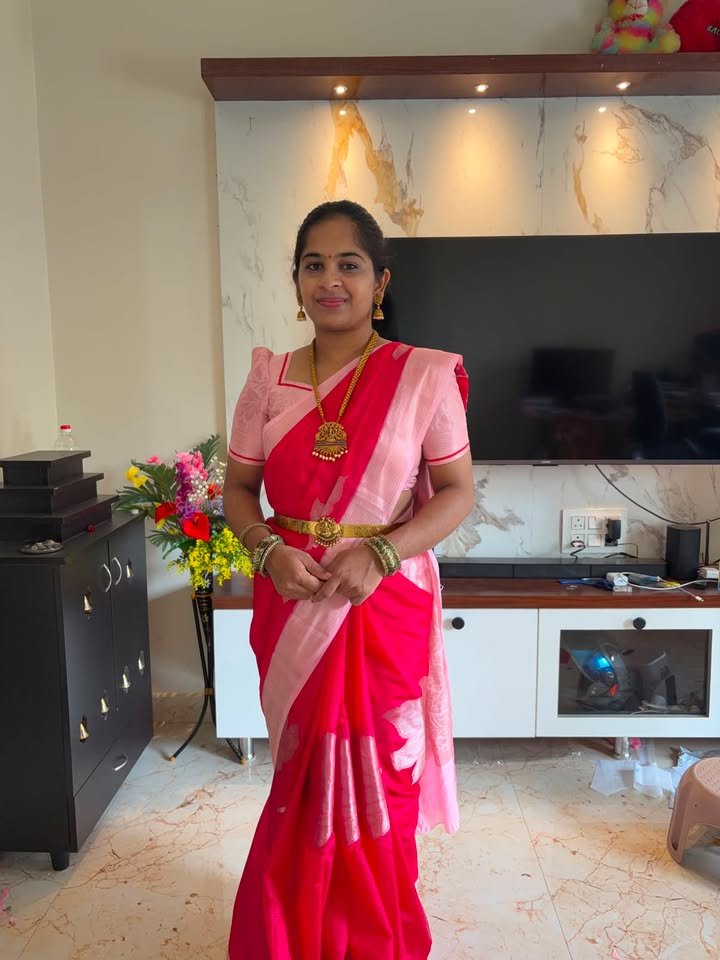 Banarasi Soft Silk Meenakari Design Saree