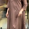 Brown Embroidery 3PC Set