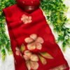 Premium Flower Print Saree
