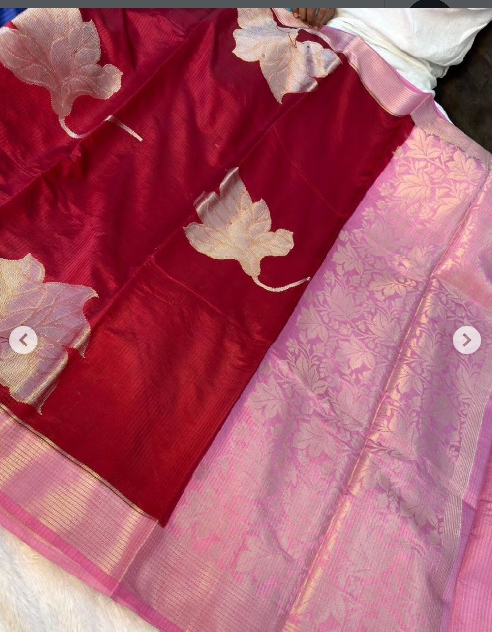 Banarasi Soft Silk Meenakari Design Saree - Image 3