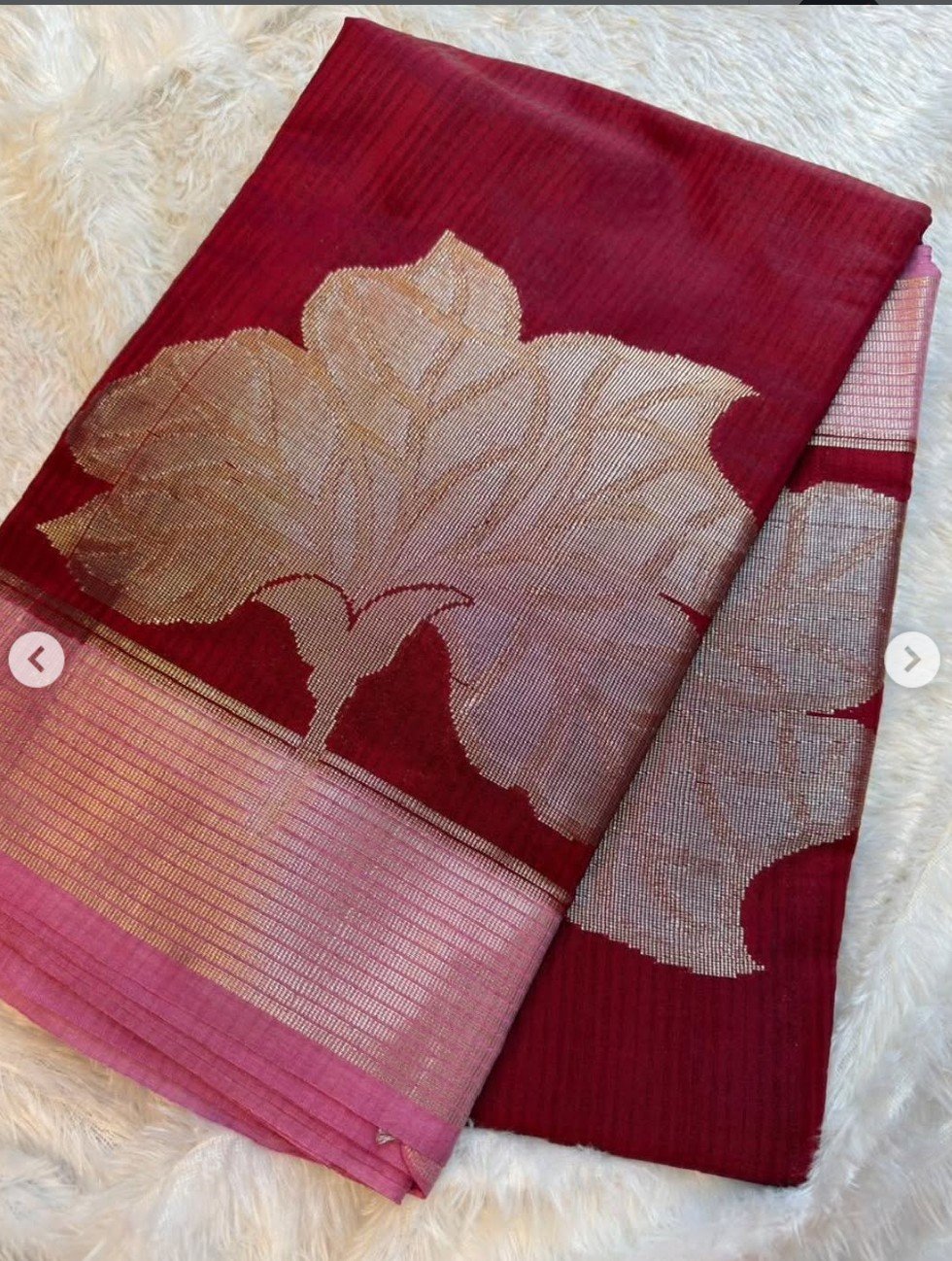 Banarasi Soft Silk Meenakari Design Saree - Image 10