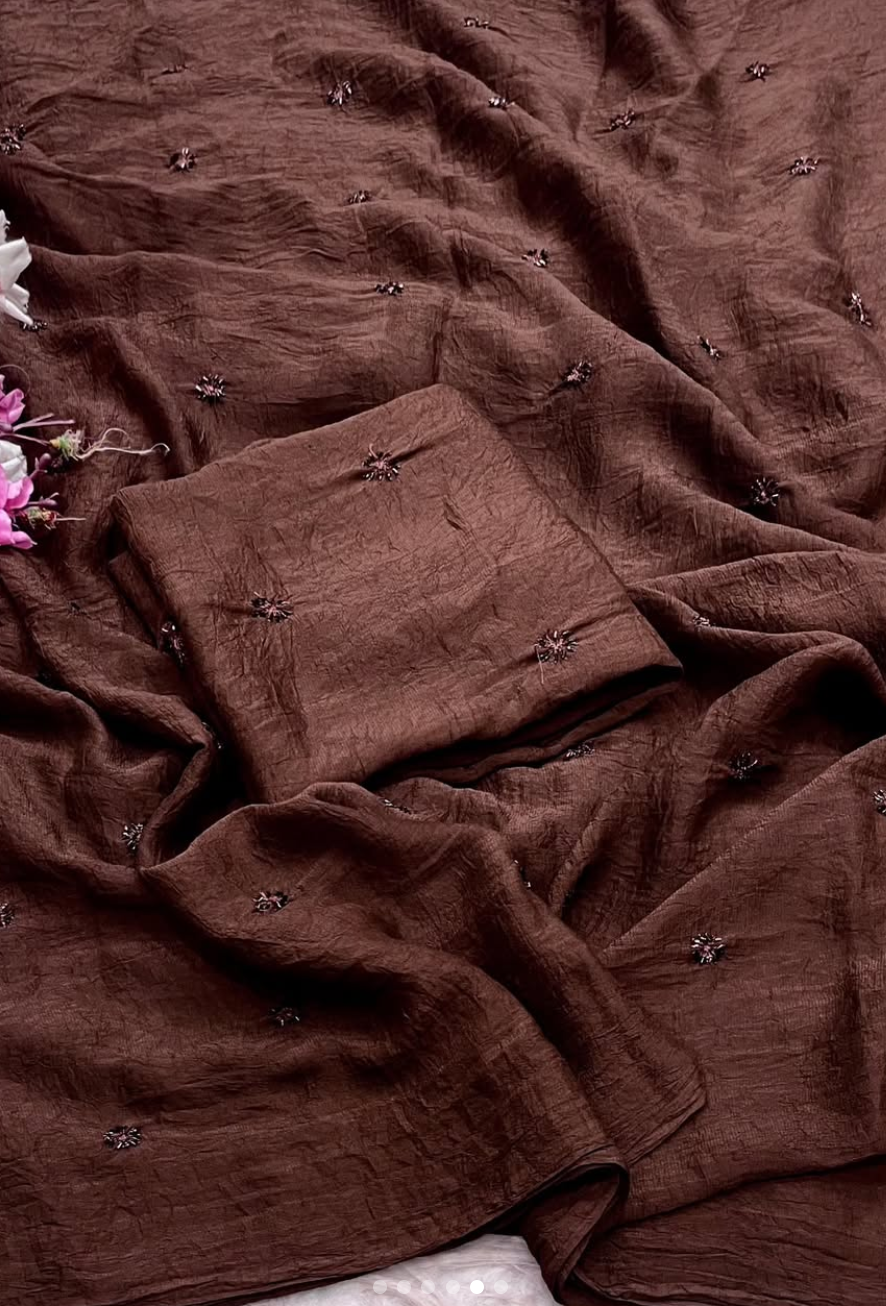 Rangoli Crush Silk Saree - Image 5