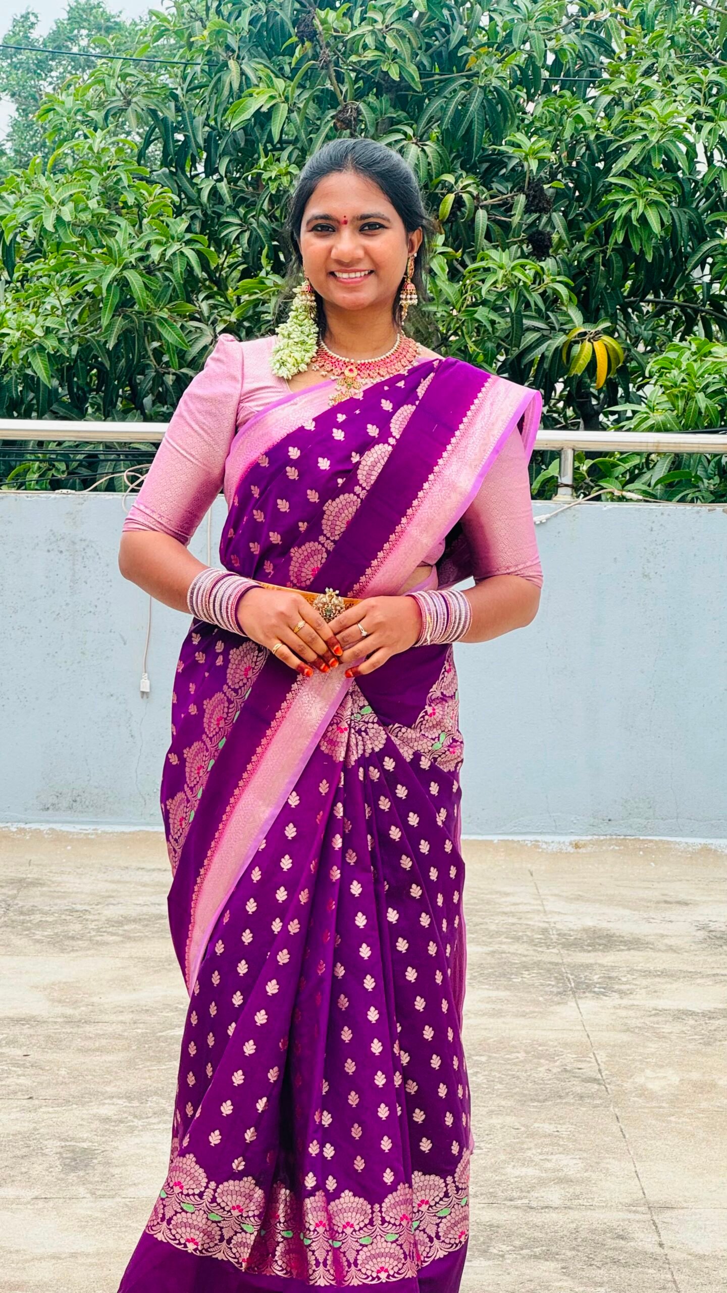 Banarasi Meenakari Design Saree - Image 5