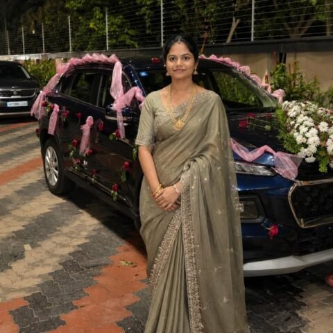 Fully Stitched Pure Tissue Silk Saree