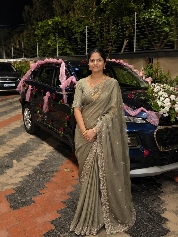 Fully Stitched Pure Tissue Silk Saree