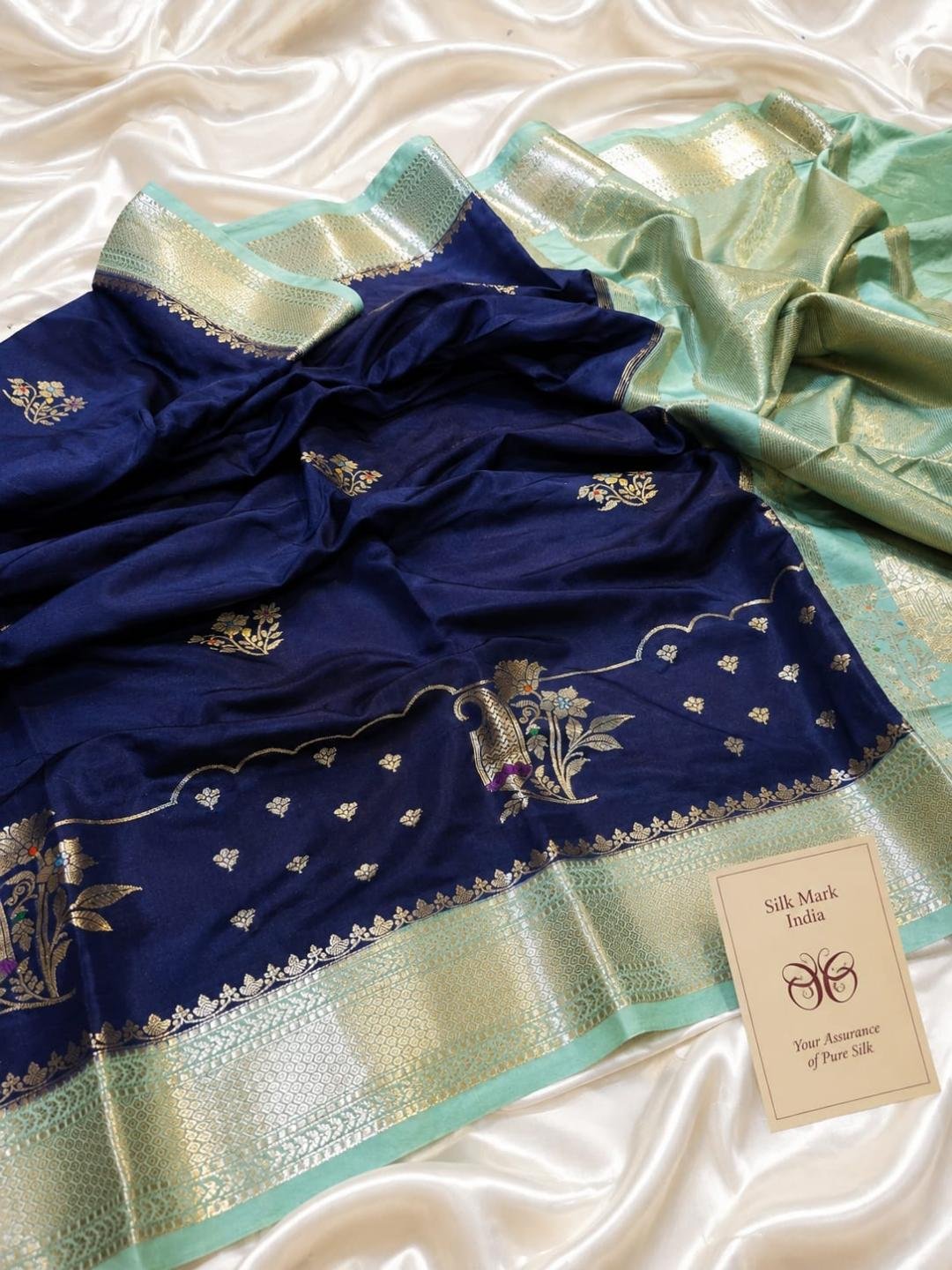 Beautiful Banaras Katan Silk Sarees - Image 5